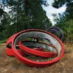 Red rings, Forest Interventions, 2012. Inkjet print on luster photographic paper, 140x110 cm. Ed. 5+2 AP