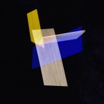 Blue, Yellow Intersections, 2014.  Pigment print on Hahnemühle cotton paper, Image Size: 94 x 76.2 cm Final Size: 106.7 x 89.5 cm. Ed. 5+2 AP