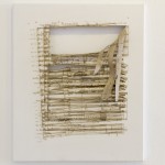 Of Canyons and Stars, 2013. Laser cut canvas.