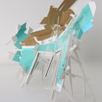 The Triumph of the Time and Disillusion, 2012. Aluminum, vinyl, PVC, plexiglass and wood, variable dimensions.