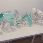 The Triumph of the Time and Disillusion, 2012. Aluminum, vinyl, PVC, plexiglass and wood, variable dimensions.