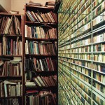 Never-ending wall of books, 2006. Lambda D-prints in light boxes and mirrors, 160 x 130 x 95 cm