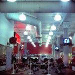 Fitness club Manhattan, New York, 2001-2004. Silicone color photograph on methacrylate, 32 x 26 cm