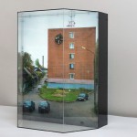 Daugavpils/Dvinsk/Dyneburg/Borisoglebsk, [Block], 2013. Lambda Duratrans .Print in plexiglas gabinet covered with control view film, 40 x 50 x 25 cm.