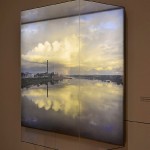 Daugavpils/Dvinsk/Dyneburg/Borisoglebsk, [River], 2013. Lambda Duratrans Print in plexiglas gabinet covered with control view film, 105 x 125 x 40 cm.