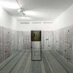 The Safe, (installation view, doors  closed), 2009. Lightbox, mirrors, aluminium, Lambda prints, 60x60x90cm