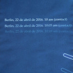 Contact. Berlín, 22.04.2016, 2016. Solarization, 27.5 x 35 cm. Unique