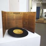 Las Marianas, 2018. Vinyl disc engraving. 30 x 30 cm. Exhibition view.