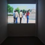 Los Excéntricos (re-imagining of a scene from Deprisa Deprisa by Carlos Saura), 2018. Video file. Variable dimensions. Exhibition view. .