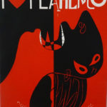 RAFAEL AGREDANO. I love flamenco,1991. Serigraphy on canvas. 41 x 27 cm