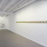 Taita Boves. Dinamation, 2013-2015 Oil on canvas 13 cm x 528 cm (24 paintings of 13 cm x 22 cm each)