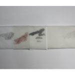 S:T, 2010-2020, Oil, sumi-e ink, pencil on waxed papel, 24x91 cm