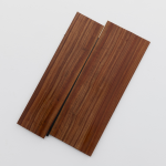 Captar la forma, cambiar la anécdota I, 2019. Redwood, ebony and bone, 60x35 cm