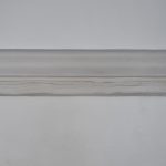 Haré a cada verbo guía, 2021. Ceramic plaster molding poplar 70, 100x20x7,5 cm