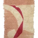 Lanolín VIII, 2016. Screen print and transfer ink on experimental merino wool surface, 90x50 cm