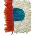 Lanolín brief VII, 2016. Screen print on merino wool, 35x26 cm