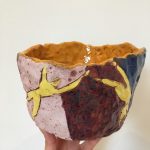 Salitre es lo que queda I, 2018. Baked Gavdos clay (Crete), pigment and sea salt, 11 x 20 x 20 cm