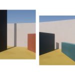 José Guerrero, BRG-II, 2021, Diptych from the BRG series Archival pigment print on cotton paper, 22x15 3/4 in (image 18 3/4 x 14 cm) each