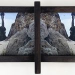 Voyageur du temps #8, 2022. Digital photography, double mirror, 17 x 68.5 x 18 cm
