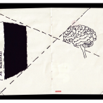 Ivan Candéo. Ad Renihardt, 2021. Tinta sobre papel de agenda, 15 x 19.5 cm.