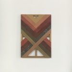 Belén Rodríguez, Sierra Nevada IV, 2022, Natural dyes, teak wood frame. 67 x 47