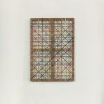 Belén Rodríguez, Sierra Nevada III, 2022. Natural dyes, teak wood frame. 67 x 47 cm