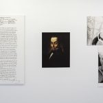 Simón Bolívar, Printed image, inkjet on photographic paper; drawing, graphite and pastel on Fabriano paper; oil on canvas. 116 x 81cm.