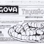 Tequeños Goya. Conato. 2022. India ink on agenda paper. 25 x 17 cm.