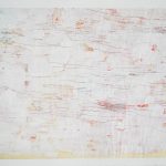 S/T, 2023. Oil painting and silverpoint on paper mounted on wooden structure, 26 x 36 x 8 cm