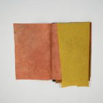 Magazine, 2024. Fabrics dyed with natural dyes, 35 x 42 cm
