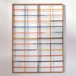 Coloreado, 2024. Wooden support and fabrics dyed with natural dyes, 225 x 166 x 4,5 cm