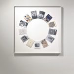 El Círculo Antropológico, 2024. Ira Lombardía. Photographic collage. Archival pigment print on cotton paper. 100x100cm (103x103cm framed)