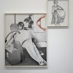 La Cúpula (El nivel de curvatura deseado), 2024. Ira Lombardía. Diptych. Photographic collage. Archival pigment print on cotton paper. 100x80cm (102x82,6cm framed)