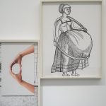 La Cúpula (El nivel de curvatura deseado), 2024 (detail). Ira Lombardía. Diptych. Photographic collage. Archival pigment print on cotton paper. 100x80cm (102x82,6cm framed)