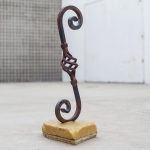 Sin título (material sensible), 2018. Mercedes Pimiento. Wax, thermal insulation and iron.