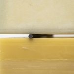 Superficie neutra, 2023. Mercedes Pimiento. Wax, kerosene, fiberglass, cellular polycarbonate, and corrugated steel. Variable dimensions (detail)